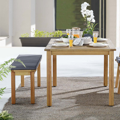 Ensemble de table et banc d'extérieur Syracuse