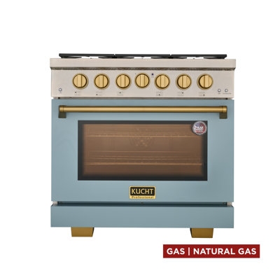 Kucht 36'' W Natural Gas Drop-In Range