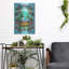 Bungalow Rose «Snow Globe» par Hello Angel, art mural en métal-875371301