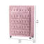 Commode haute 49 po Zoha, 5 tiroirs, pieds cabriole, tissu noir-93513311