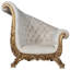Fauteuil rembourré Art Déco