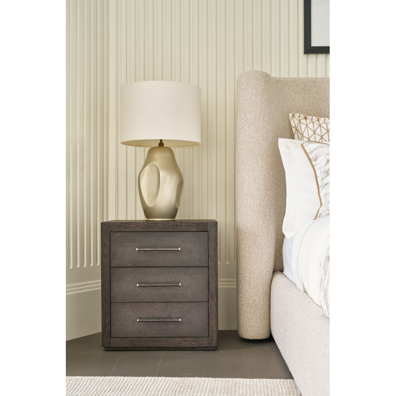 Maxwell 3 - Drawer Nightstand, Cashmere