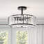  Plafonnier semi-encastré cylindrique en cristal à 4 lumières à intensité variable-845498495-863158133