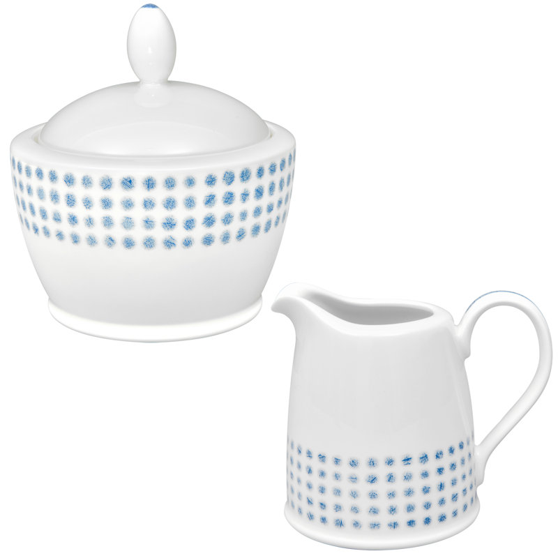 Noritake Hammock Sugar & Creamer Set, Blue