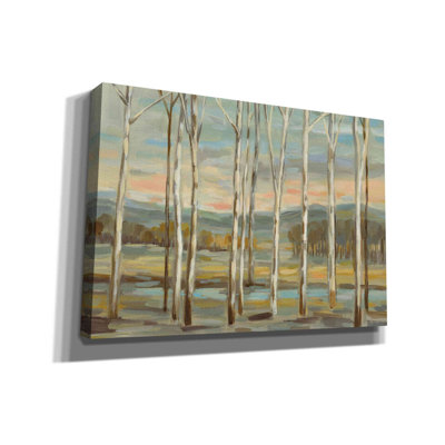 «Silver Forest» par Silvia Vassileva, art mural sur toile