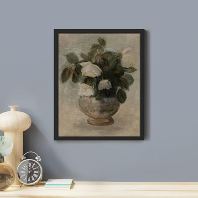 " Vintage Flowers In Vase Wall Art Floral Botanical Painting Prints Decor For Living Room Bedroom "