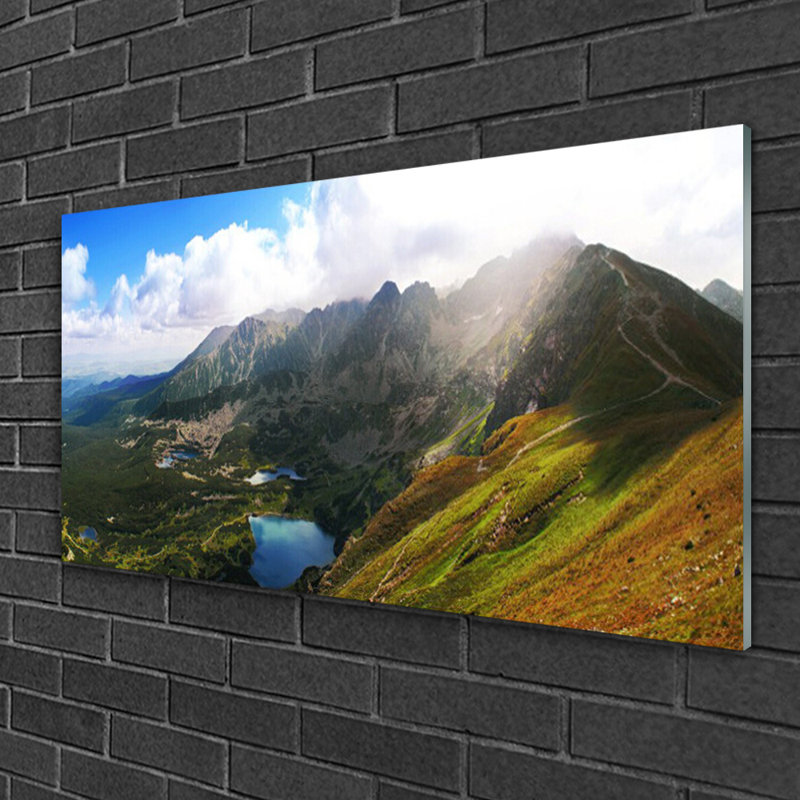 Mountain Meadow - Unframed Photograph on Glass