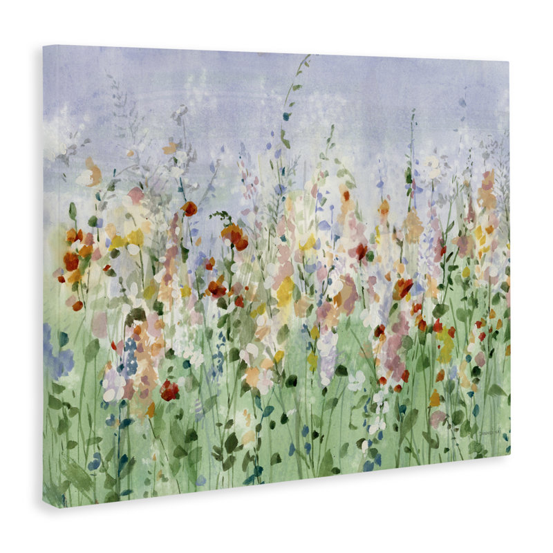 Wild and Free Meadow Canvas, conception par Danhui Nai, H 36 po x l 48 po