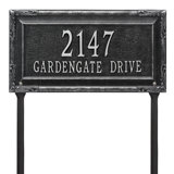 Gardengate Personalized Grande 2-Line Lawn Address Sign