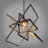 Khalil 1 - Light Brushed Nickel Single Pendant