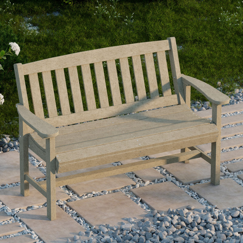Banc Classic Mission, Bois patiné