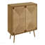 Rangement décoratif en noyer clair 36 po Mid-Century