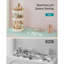 Organisateur de maquillage, comptoir rond rotatif à 3 niveaux pour la peau, personnalisable, organisateur de coiffeuse pour articles de toilette, plateau tournant, cadeau, nuage blanc UJKA011W01
