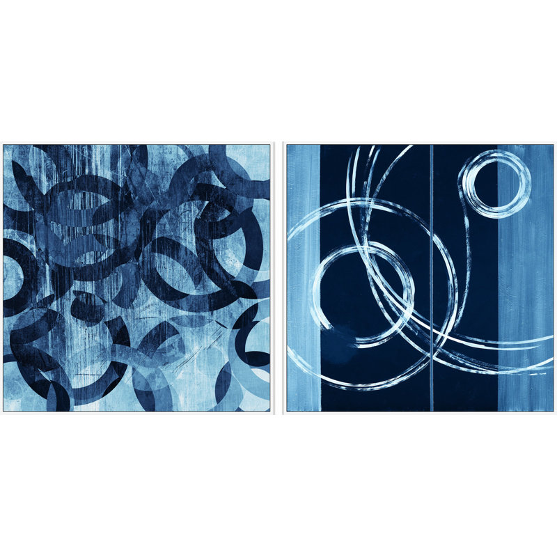 « linked rings diptych », impression sur toile, H 20 po x l 20 po x L 1,5 po
