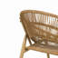 Chaise longue d'extérieur en osier avec coussin, ensemble de 2 Cyril-867035134-867035011