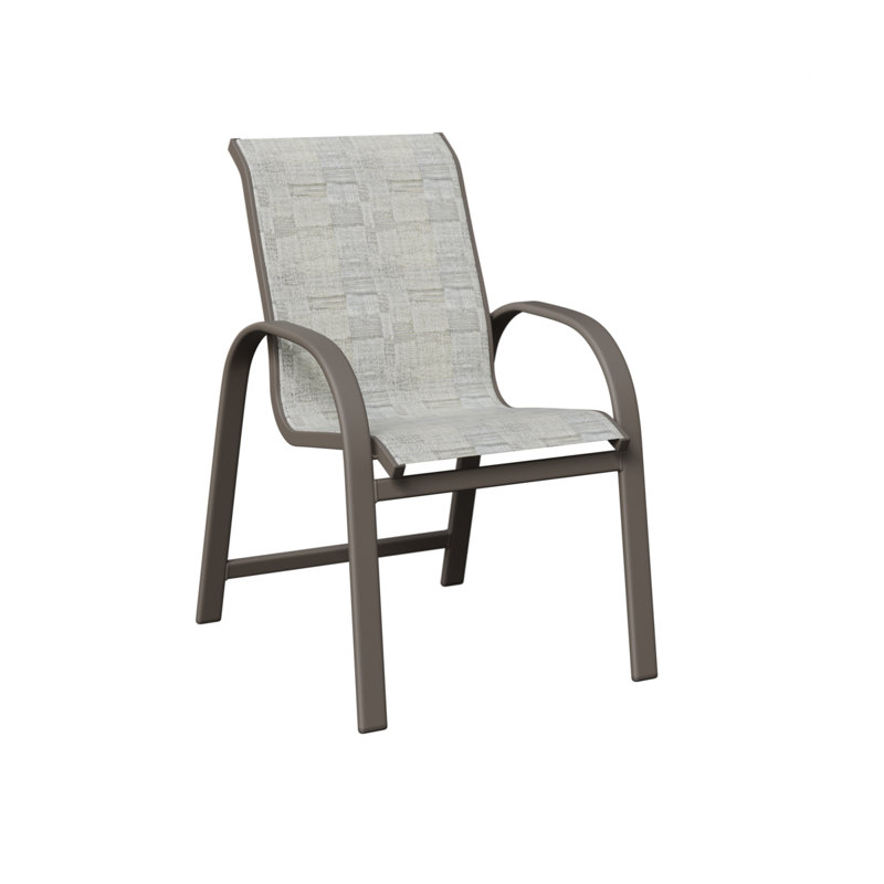 Chaise de salle à manger en aluminium graphite Berlin, Solido Luxe, Graphite