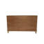 Armoire console 59 po brune pour l'entrée, les portes et l'apparence élégante Noble