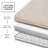 Aighan 3 Piece Ultra Soft and Absorbent Memory Foam Bath Rug Set with Non-Slip Backing-2090635197
