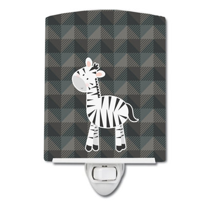 Zebra Ceramic Night Light