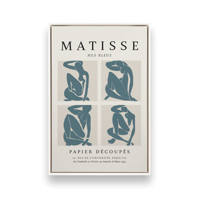 Nus Bleus Matisse, affiche d'art v2