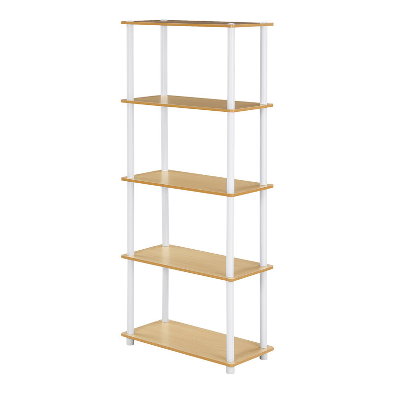 Maxine 59.9cm W Manufactured Wood Shelving Unit, Beech