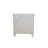 Gleda 3-Drawer Nightstand, White