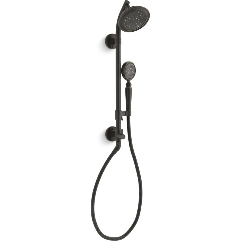 HydroRail-S Artifacts Complete Shower System, Bronze