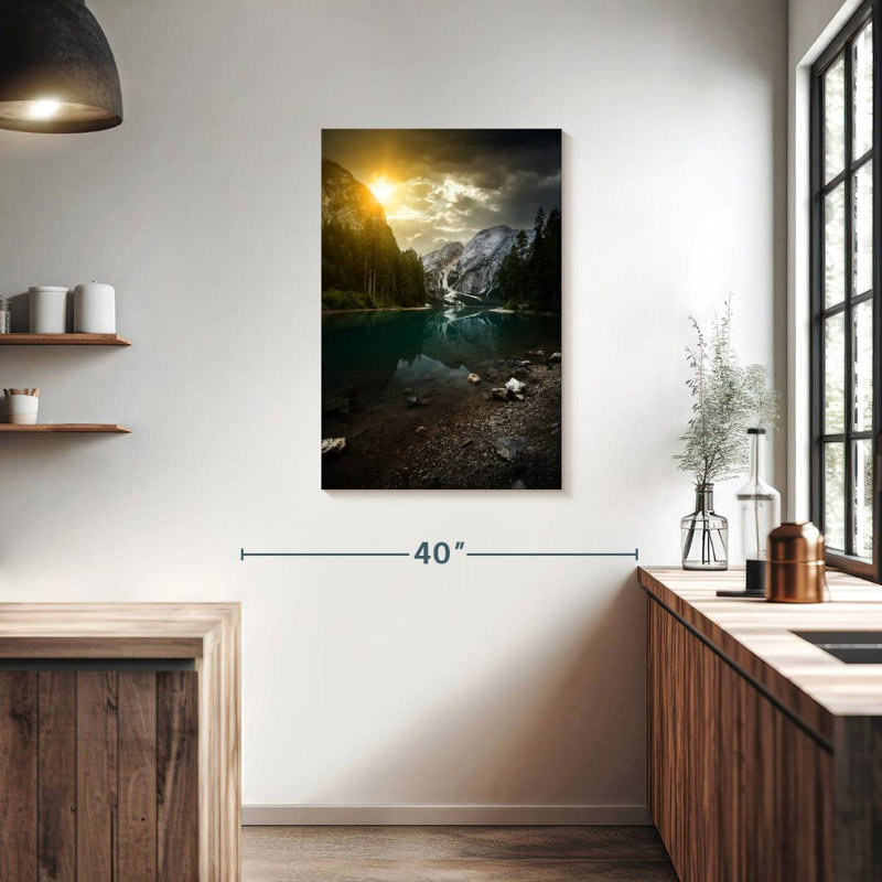 Alvord, lac italien Braies, H 36 po x l 24 po