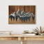 «Western Wood Effect Landscape Mountain Range Nature Forest Rustic Cabin Office Office», reproduction d'art sur toile encadrée-73333612-73333615