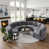 Chenille gris foncé