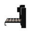 Grand lit escamotable avec bureau, coiffeuse et armoires-843645778