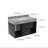 Chiverton 35'' Bathroom Vanity with Sink Modern Floating Wall-Mounted Black Vanity with Sintered Stone Undermount Sink-1032558114-1032558115-1032120860