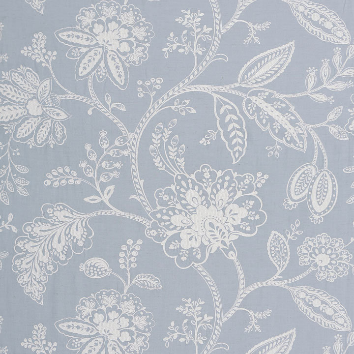 Oriana Kaveri Vine Fabric, Sky