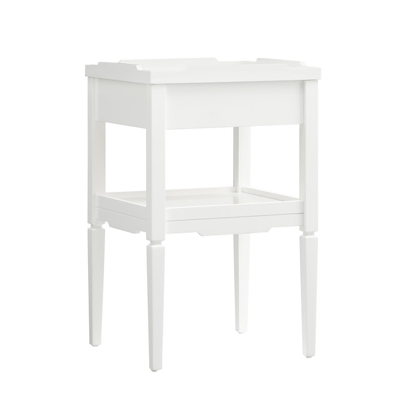 Table de chevet 1 tiroir Foley, White