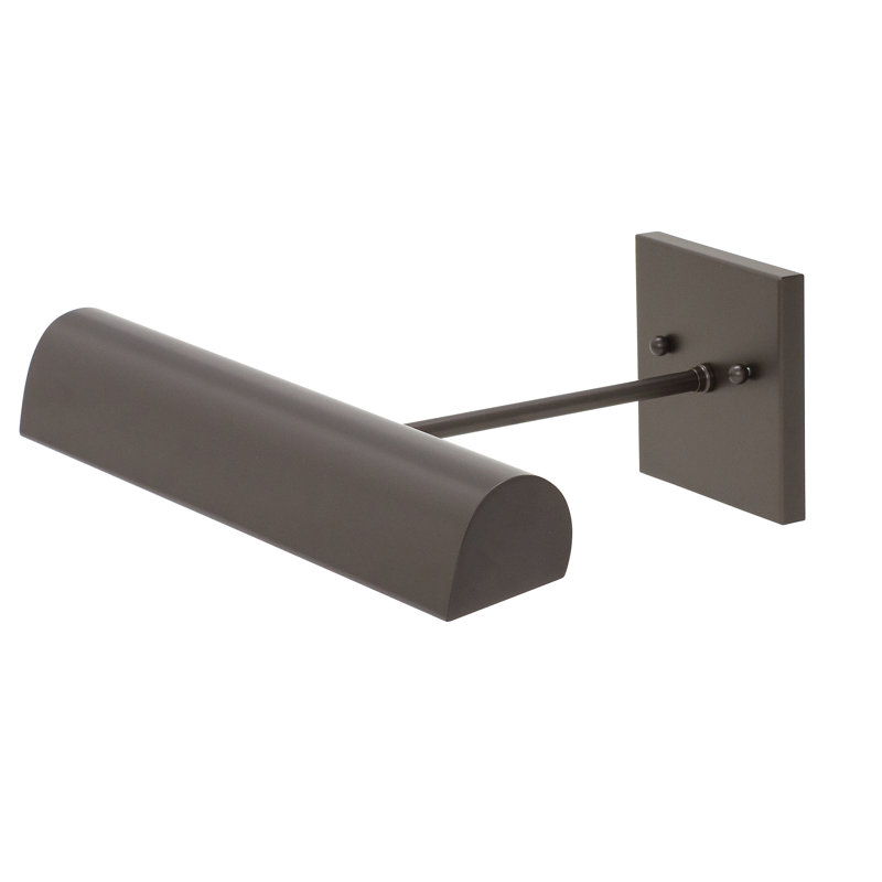 Applique murale 1 lumière Classic, Bronze acajou, H 4,5 po x l 14 po