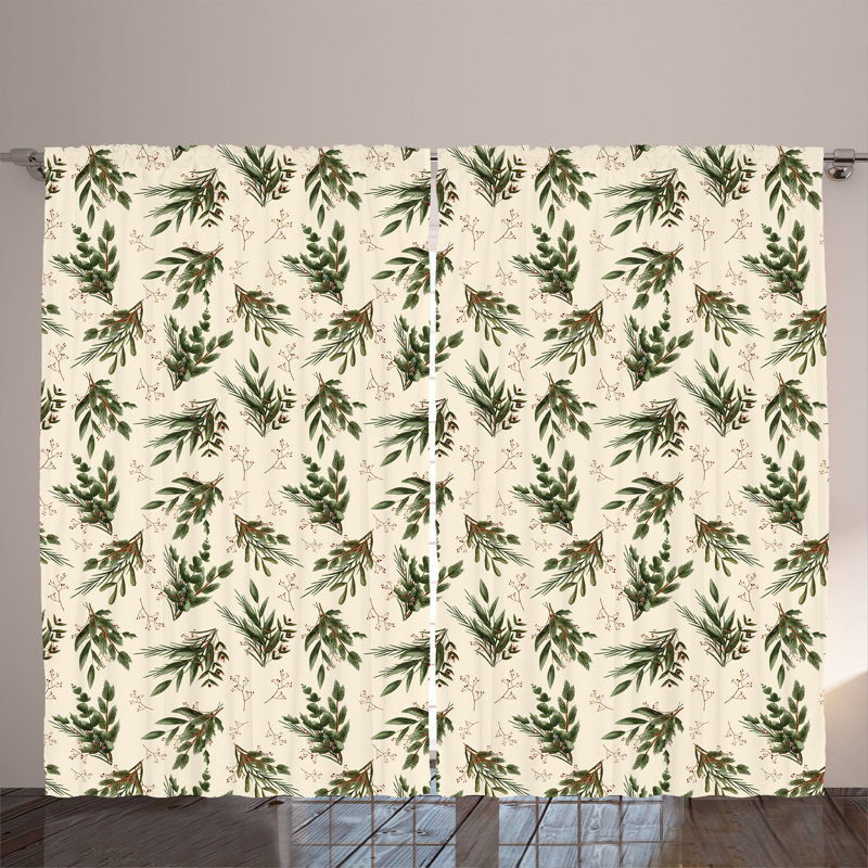 Semi Sheer Curtain Pair