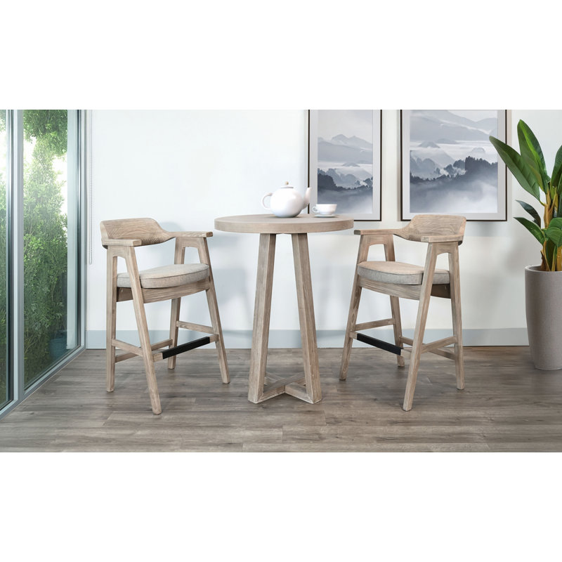  Table de bar Mia, Blé, H 42 po x L 32 po x l 32 po