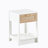 Stylish Rattan End Table With Drawer, Modern Nightstand And Side Table For Versatile Use In Living Room And Bedroom-1985456360