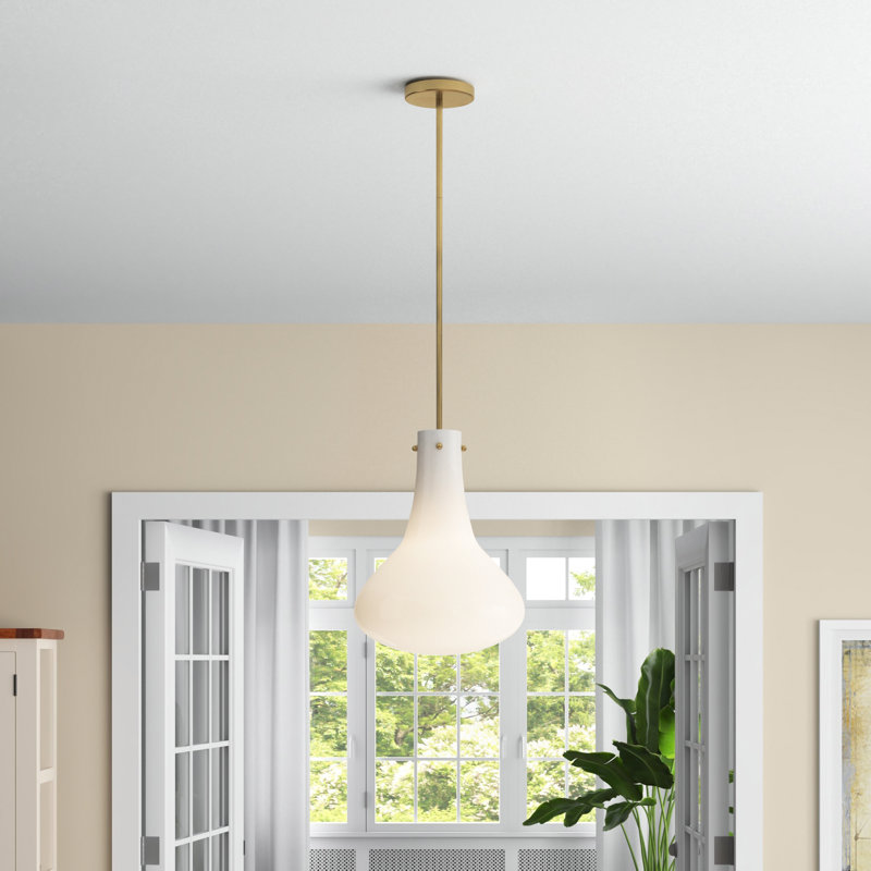 Yuri 1 - Light Single Pendant, Brass