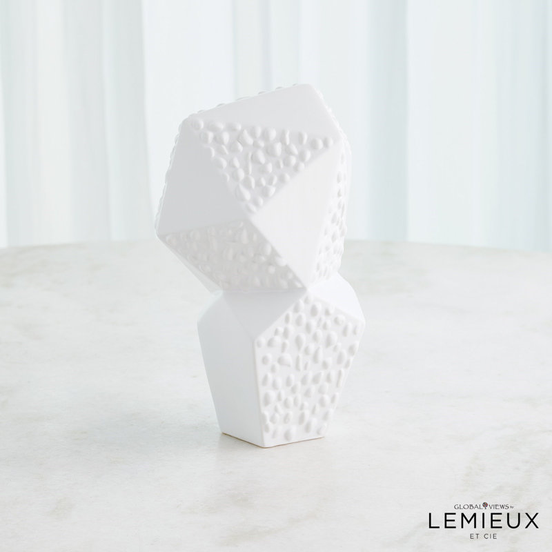 Les Facettes Sculpture, Matte White