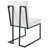Privy Black Stainless Steel Upholstered Fabric Dining Chair by Modway-193630113