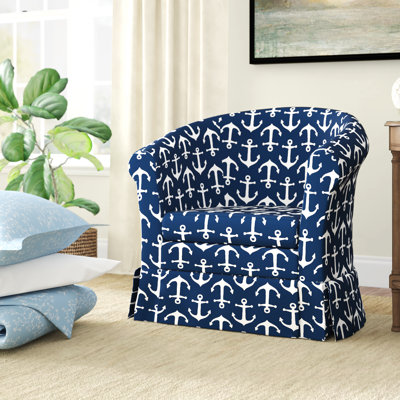 Fauteuil demi-tonneau en polyester de 30,5 po Cayeman