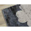 Tapis floral bleu crème, noir et intense Carsen-1908217925