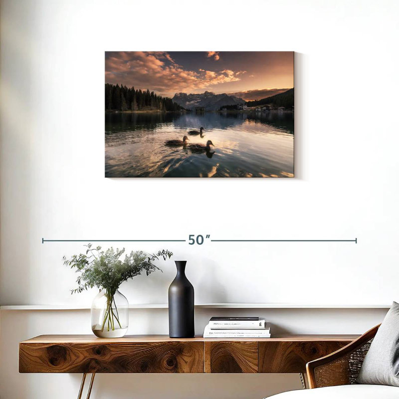Alvord Lake Misurina Ducks, 20" H x 30" W