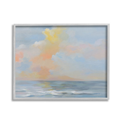 Sea & PastelCloudsGicleeArtbySilviaVassileva