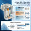 NatureFlow Y6 Desktop Reverse Osmosis Hot and Cold Water Mineralization System  certified by FDA/NSF/UL standards-130055392