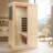 Holaki 1 - Person Indoor Bluetooth Compatible FAR Infrared Sauna in Hemlock-99192180