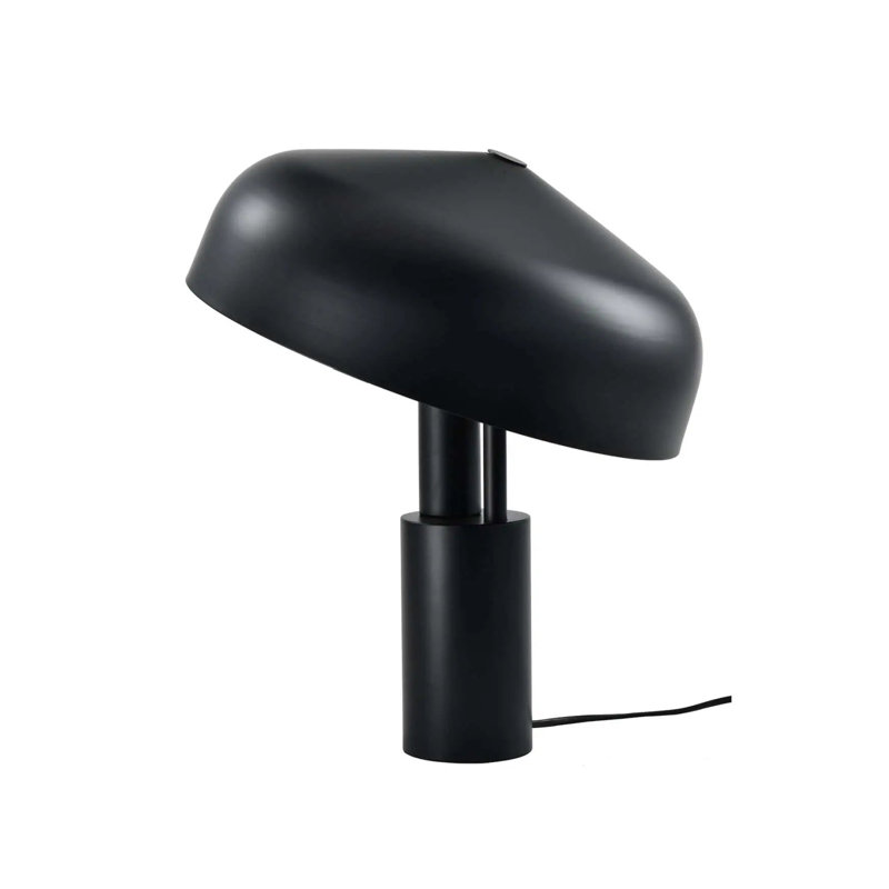 Lampe de table en fer, Noir