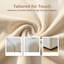 Canapé modulaire crème blanc nuage, causeuse 2 places en tissu doux avec rangement latéral et coussins pour le salon