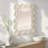 Tallulah Faux Bois Metal Wall Mirror